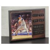 Autographed Photo / Plaque by New York Mets HOF Great "Nolan Ryan" No COA