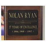 Autographed Photo / Plaque by New York Mets HOF Great "Nolan Ryan" No COA
