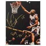 Autographed Photo by HOF Toronto Raptors Great "Vince Carter" No COA