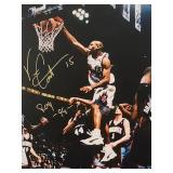 Autographed Photo by HOF Toronto Raptors Great "Vince Carter" No COA