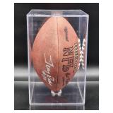 Autographed NFL Football by San Francisco HOF Great "Jerry Rice" with COA