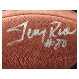 Autographed NFL Football by San Francisco HOF Great "Jerry Rice" with COA