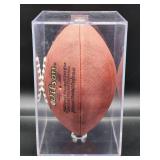 Autographed NFL Football by San Francisco HOF Great "Jerry Rice" with COA