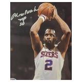Autographed Photo by Orlando Magic HOF Great "Moses Malone" with COA