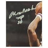 Autographed Photo by Orlando Magic HOF Great "Moses Malone" with COA