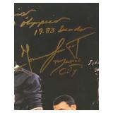 VERY RARE 1968 Olympics 200 Meter Gold Medalist Photo Autographed by "Tommy Smith" No COA