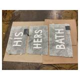 2PCS Jean Pierre His & Hers Cotton Bath Rug Set