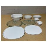 9PCS Corningware French White Bakeware Set