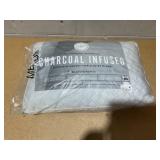 Wellness Collection by Supportive Memory Foam Cluster Pillow with Charcoal-Infused
