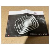 LOT OF 3 STAUB Ceramic Baking Dish