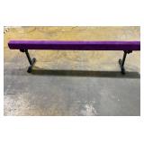 GBVUGY Adjustable&Foldable Gymnastics Balance Beam, High-Low Level Floor Gymnastic Beam