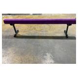 GBVUGY Adjustable&Foldable Gymnastics Balance Beam, High-Low Level Floor Gymnastic Beam