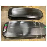 LOT OF 2 Rooftop Cargo Box Carrier Lockable Heavy Duty Car Top Storage Case