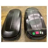 LOT OF 2 Rooftop Cargo Box Carrier Lockable Heavy Duty Car Top Storage Case