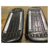 LOT OF 2 Rooftop Cargo Box Carrier Lockable Heavy Duty Car Top Storage Case