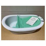 Frida Baby 4-in-1 Grow-with-Me Baby Bathtub, Baby Tub for Newborns to Toddler with Removable Bath Seat & Backrest for Bath Support in Tub