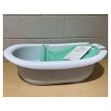 Frida Baby 4-in-1 Grow-with-Me Baby Bathtub, Baby Tub for Newborns to Toddler with Removable Bath Seat & Backrest for Bath Support in Tub