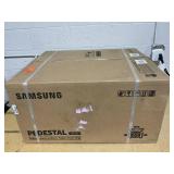 27 in. Laundry Pedestal in Dark Steel with Storage Drawer for Samsung All-In-One Model WD53DBA900HZ