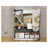 Evenflo Walk-Thru Top of Stairs Baby Gate, Farmhouse Collection