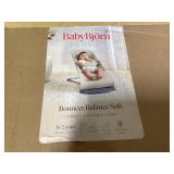 BabyBjörn Bouncer Bliss, Light Beige, 3D Jersey | 2-in-1 Adjustable Baby Bouncer Seat and Toddler Chair