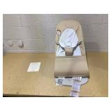 BabyBjörn Bouncer Balance Soft, Cotton/Jersey, Beige/Gray 2-in-1 Adjustable Baby Bouncer Seat and Toddler Chair