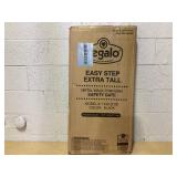 Regalo Easy Step Extra Tall Walk Thru Baby Gate, Black