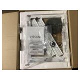 Vissani 5,000 BTU 115-Volt Window Air Conditioner for 150 sq. ft Rooms with Dehumidifier in White