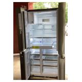 Frigidaire Gallery 36 in. 22 cu. ft. Counter-Depth 4-Door Refrigerator in Smudge-Proof Stainless Steel, ENERGY STAR