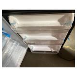 Vissani 4.5 cu. ft. 2-Door Mini Refrigerator in Platinum Steel with Freezer