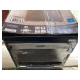 Vissani 4.5 cu. ft. 2-Door Mini Refrigerator in Platinum Steel with Freezer