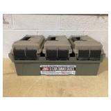 MTM AC3C 3-Can Ammo Crate, 50 Caliber, Convenient size, Store all types of boxed or bulk ammo