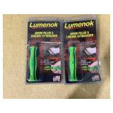 LOT OF 2 Lumenok Arrow Puller Extinguisher, Green/Yellow, Left/Right