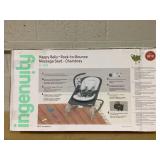 Ingenuity 2-in-1 Happy Belly Rock To Bounce Massage Baby Seat