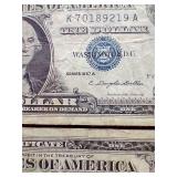 (3) Silver Certificate $1 Notes