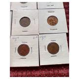 (20) Wheat Pennies in Flips - Early Dates, Steel, Etc