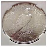 1934 Peace Dollar - PGA MS63 - Tough Date!