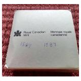 1987 Canada Davis Strait Commemorative Silver Dollar