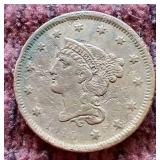 1840 Braided Hair Large Cent