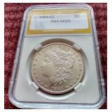 1884-CC Morgan Dollar - PGA MS65