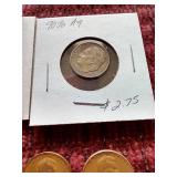 Small U.S. Coin Mixed Lot - Wheats, Proof, Barber, Etc