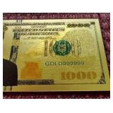 Gold Foil Donald Trump Novelty Note