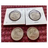 (4) Susan B. Anthony Dollars