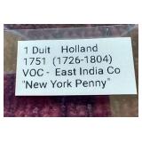 1751 East India Co. 1 Duit - New York Penny