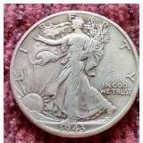 1943-D Walking Liberty Half Dollar