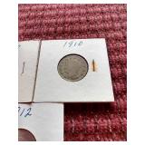 (5) Liberty "V" Nickels