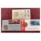 (3) Bicentennial First Day Covers With Medals