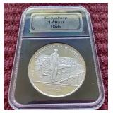 Beautiful Gettysburg Address 1 Oz. Silver Round