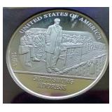 Beautiful Gettysburg Address 1 Oz. Silver Round