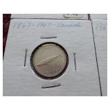 (4) Vintage Canadian Dimes - Some Silver