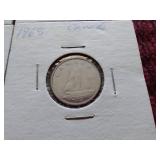(4) Vintage Canadian Dimes - Some Silver
